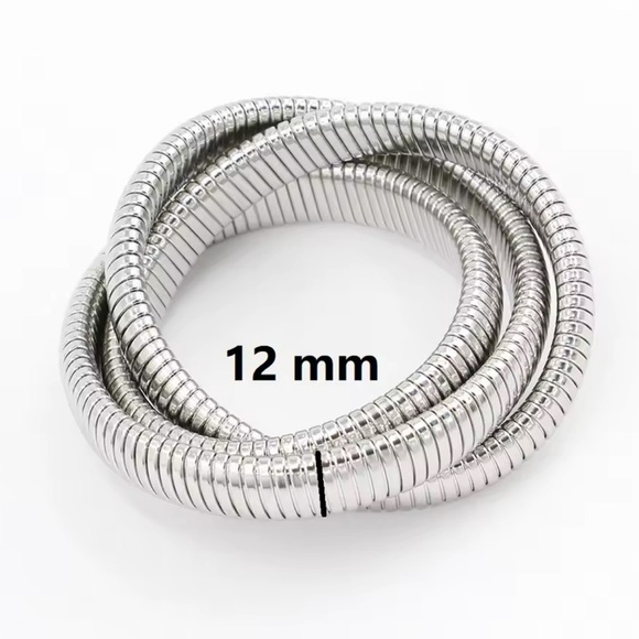 Aurora 18K Gold Stainless Steel Waterproof Slake Bracelet - Picture 10 of 13